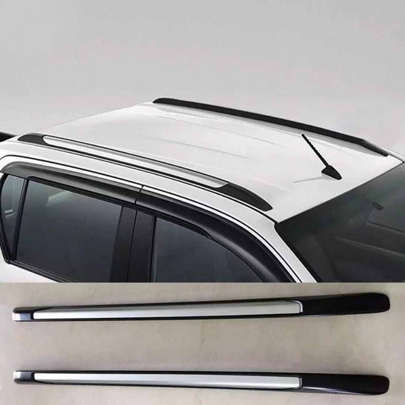 Toyota Hilux Revo with Silver and Black Roof Rails 2016-2021