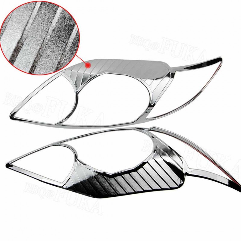 Toyota Corolla Chrome Front Headlight Head Lamp Cover 2008-2010