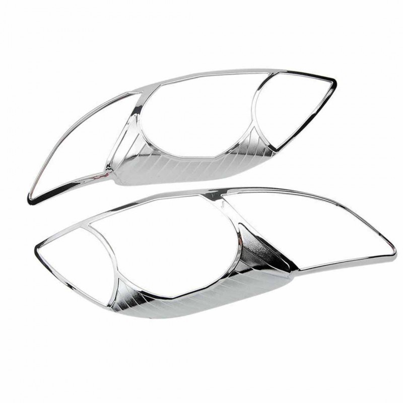Toyota Corolla Chrome Front Headlight Head Lamp Cover 2008-2010