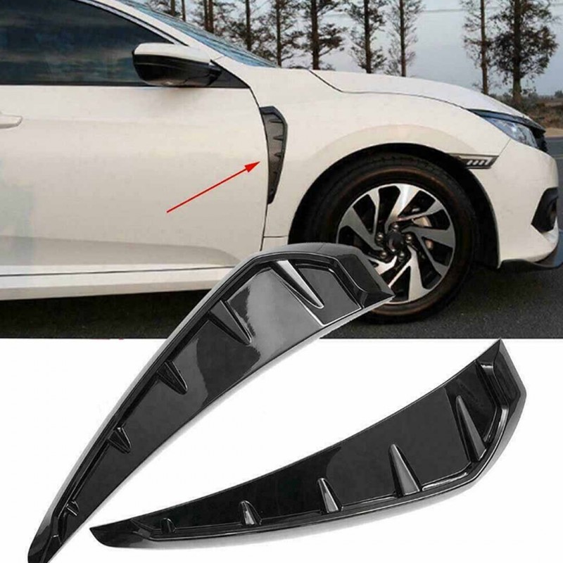 Honda Civic Side Marker Fender Vents Air Wing Cover 2016-2020