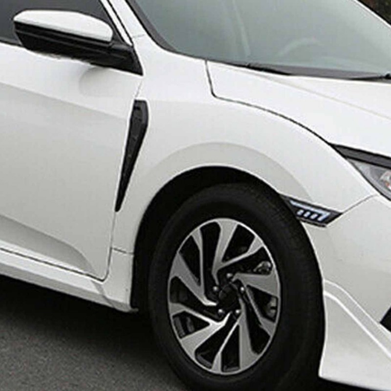 Honda Civic Side Marker Fender Vents Air Wing Cover 2016-2020