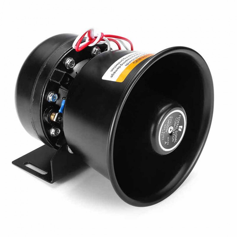 Alarm Horn Loud Car Polices Siren Mic Speaker