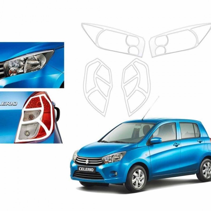 Suzuki Cultus Back Light + Head Light  Chrome Trim Combo Model 2017-2021
