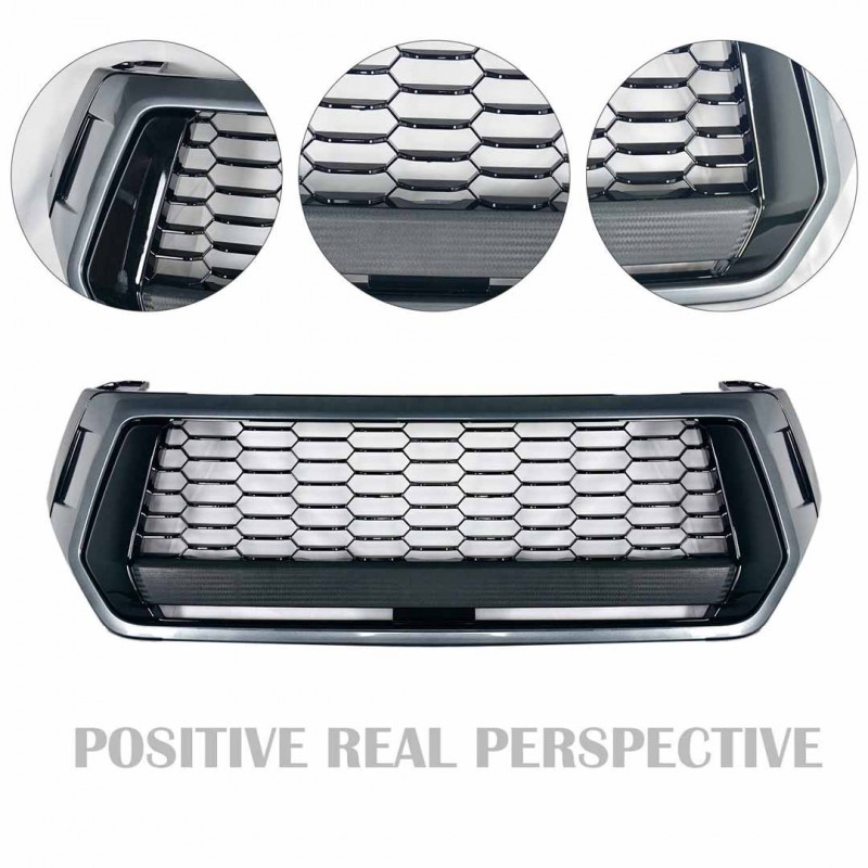 Toyota Hilux Revo Rocco GR Front Bumper Mesh Cover Grille 2015-2019