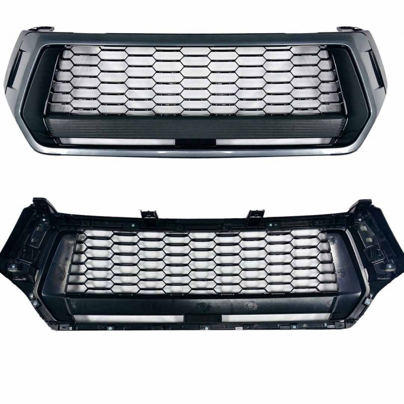 Toyota Hilux Revo Rocco GR Front Bumper Mesh Cover Grille 2015-2019