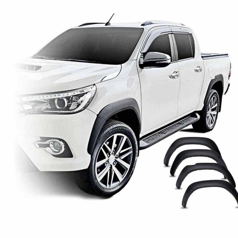 Toyota Hilux Revo Rocco Wheel Arch Fender Flares Mudguards 2016-2020 