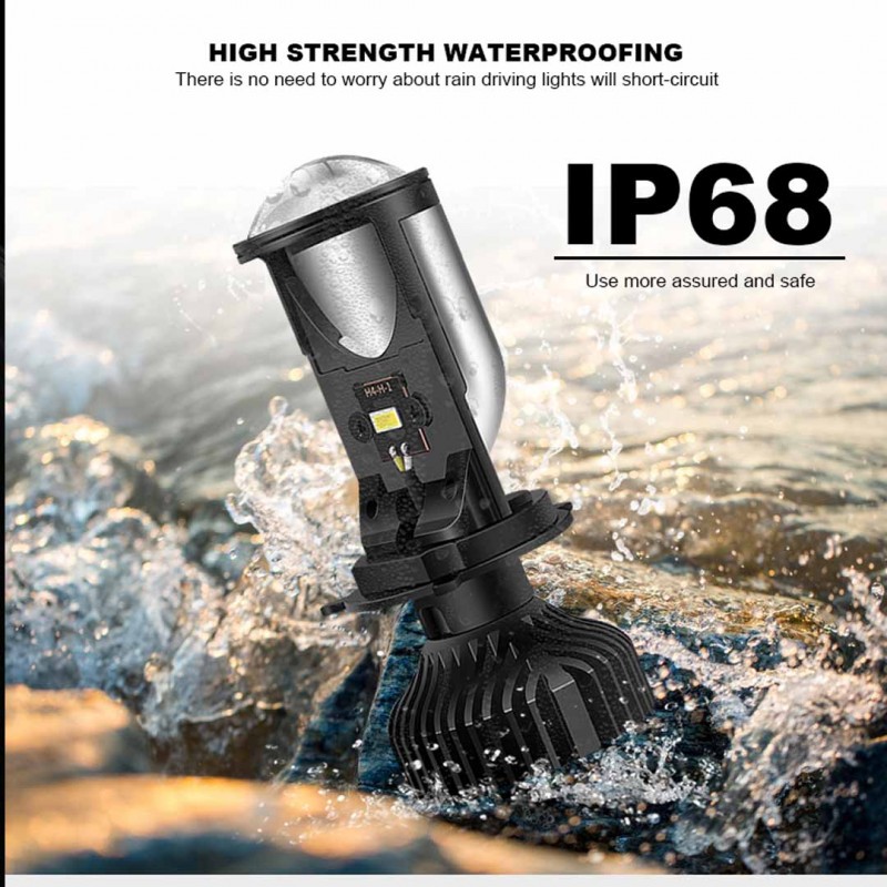 Y6 H4 Hi-Lo Mini Projector Lens Car Styling Headlights