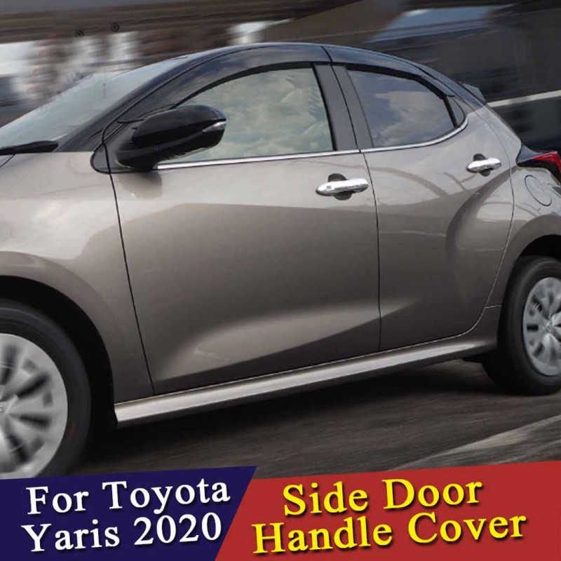 Toyota Yaris Door Handle Chrome Covers Model 2020-2021 