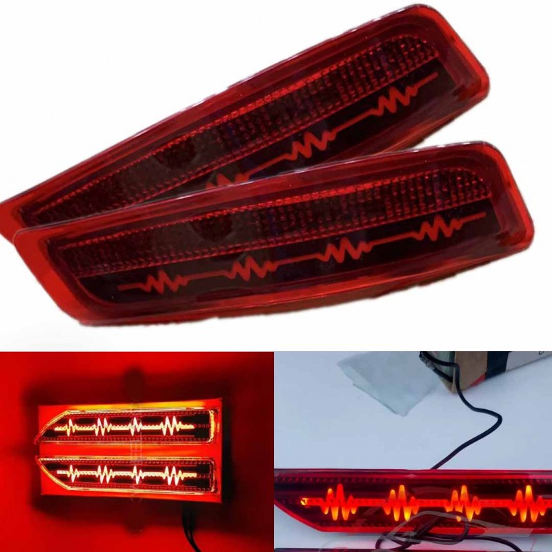 Toyota Corolla Heart Beat Style Brake Bumper Light Model 2017-2021
