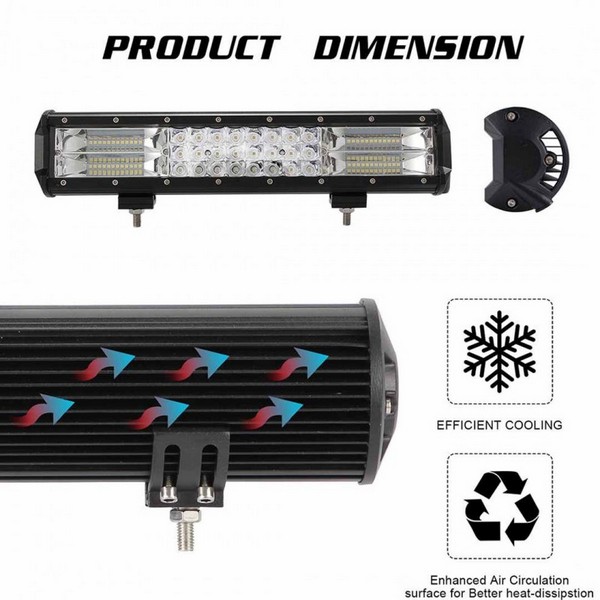 LED Light Bar Combo Waterproof Spot Lights 252W