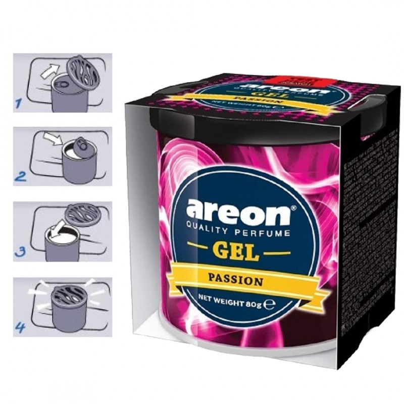 Areon Passion Gel Air Freshener For Car