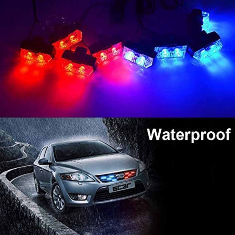8pcs Wireless Remote Control Ambulance Police Light
