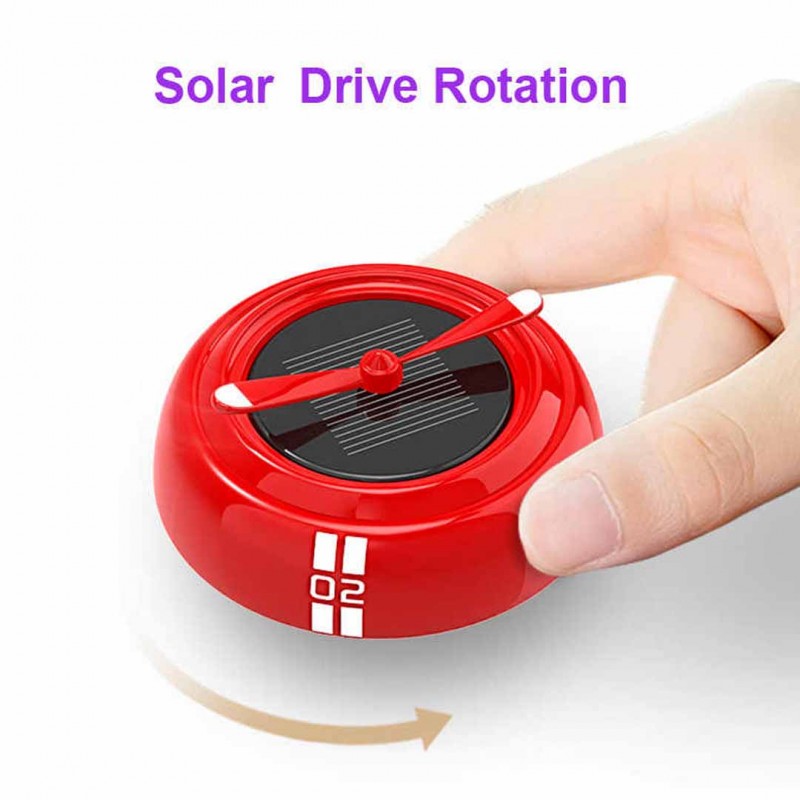 Solar Power Car Air Freshener Perfume