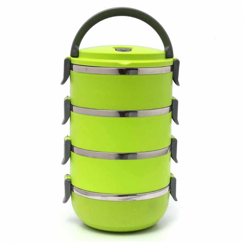Office and Picnic leak proof Four Layer Lunch Box