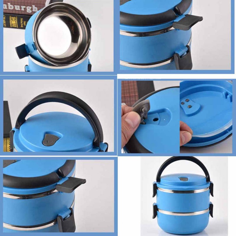 Office and Picnic leak proof Four Layer Lunch Box