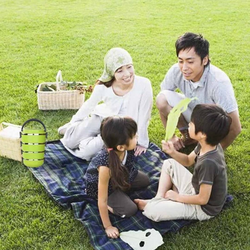Office and Picnic leak proof Four Layer Lunch Box