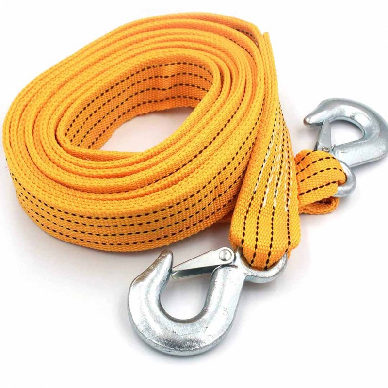 Car SOS Kit With Booster Cable, Tow Wire, Gloves And Torch