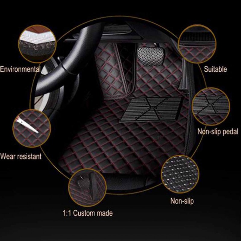 Mg Hs Luxury 9d Mats With Carpet Black