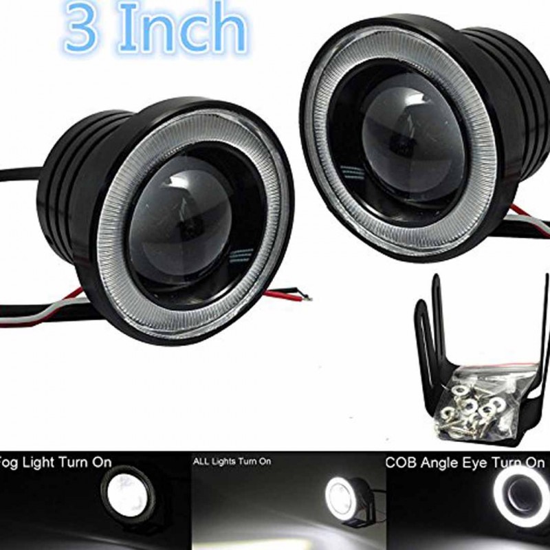 Car Fog Super Lamp with White Angel Eye