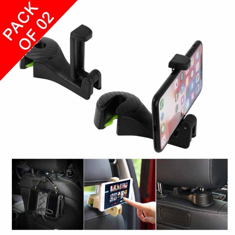 Summer Cooling Gel Cushion Seat And Car Hook And Phone Holder 2 In 1 Pack Of 02
