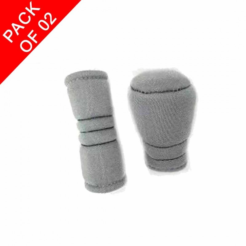 Auto Car Fan Heater Defroster 2 In 1 Portable Auto Fan And Gear Shift Knob & Hand Break Cover- 2 In 1 Pack Of 02