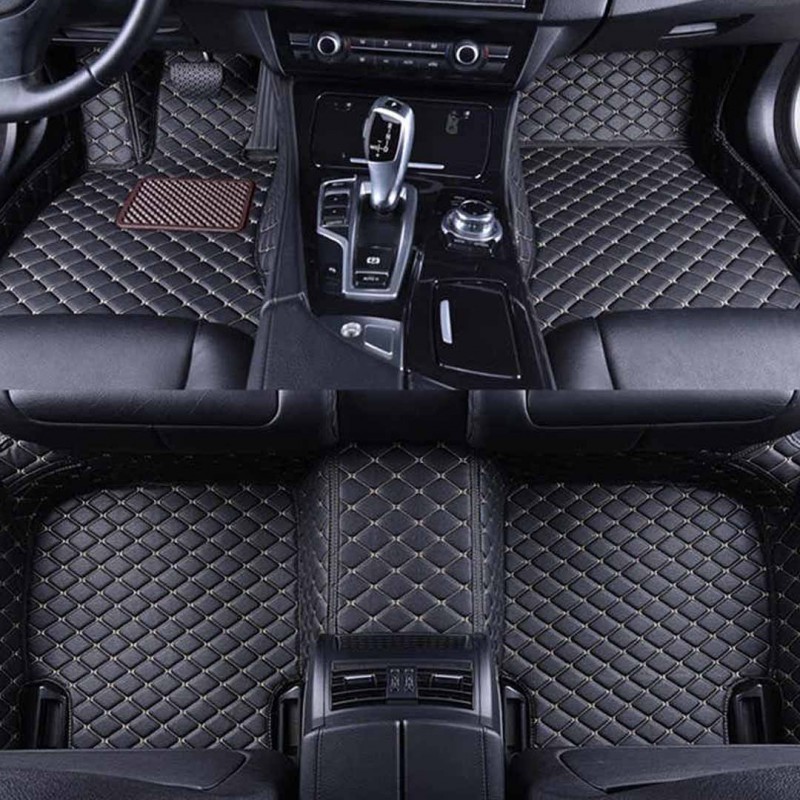 Toyota Corolla 7D Diamond Floor Mats Black 2014-2019