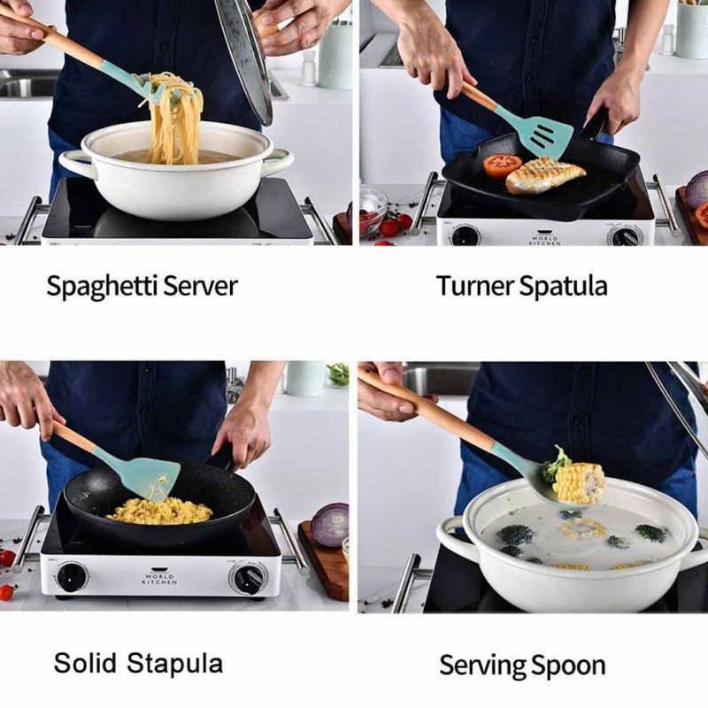 Easily Life Silicone Kitchen Utensil Set