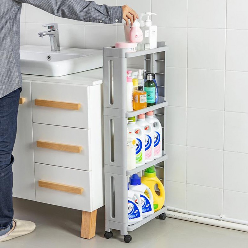 Storage Side Shelf Kitchen Storage Rack Fridge Side Shelf