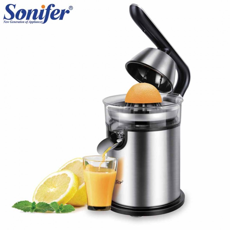 Stainless Steel Lemon Citrus Juicer Blender Easy to Use and Clean, Powerful Motor