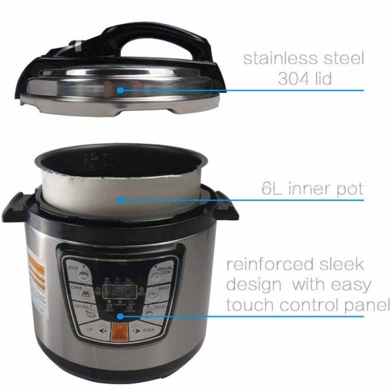 Bosch Electric Pressure Cooker Cook Fast, Healthy, and Delicious Meals