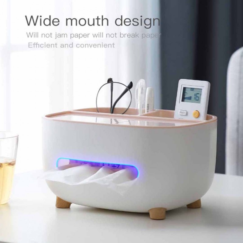 Ecoco Tissue Box Napkin Holder Multifunction