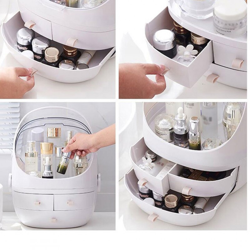 Panda Makeup Organizer Display Box