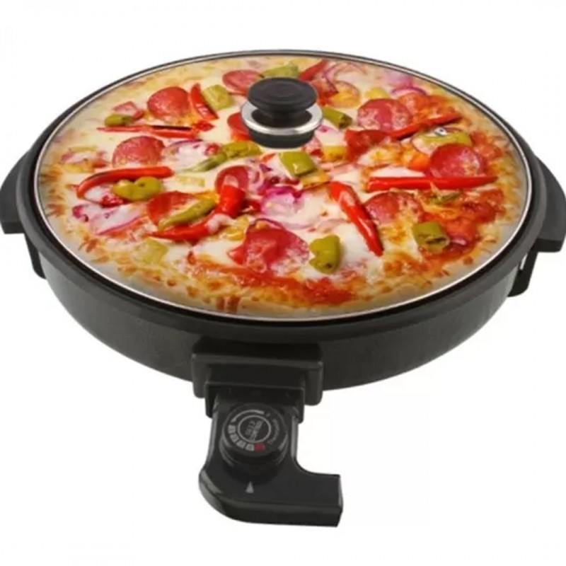 Sunny Non Stick Electric Pizza Pan Make Perfect Pizzas at Home