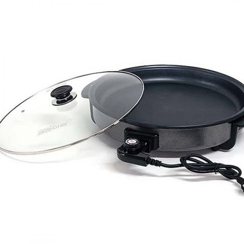 Sunny Non Stick Electric Pizza Pan Make Perfect Pizzas at Home