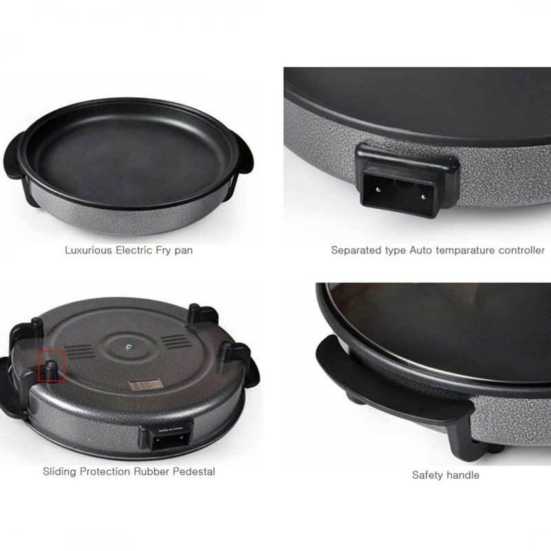 Sunny Non Stick Electric Pizza Pan Make Perfect Pizzas at Home