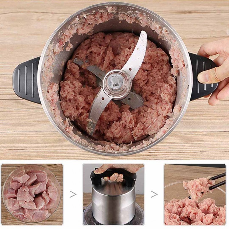 Electric Meat Grinder Chopper Grind Meat Fast and Easily