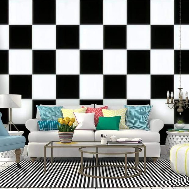 Geometric Intricate Self Adhesive Wallpaper Pack Of 50