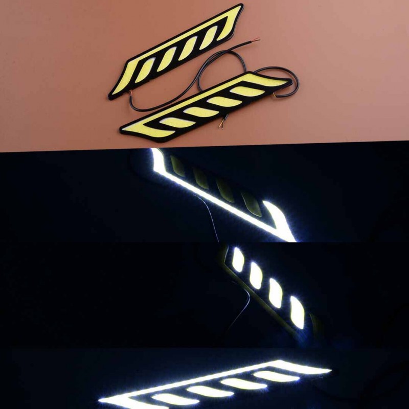 Car DRL Daytime Running Light Fog Driving Turn Signal