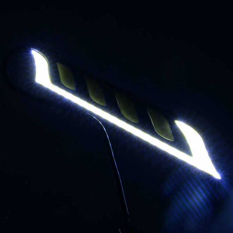 Car DRL Daytime Running Light Fog Driving Turn Signal