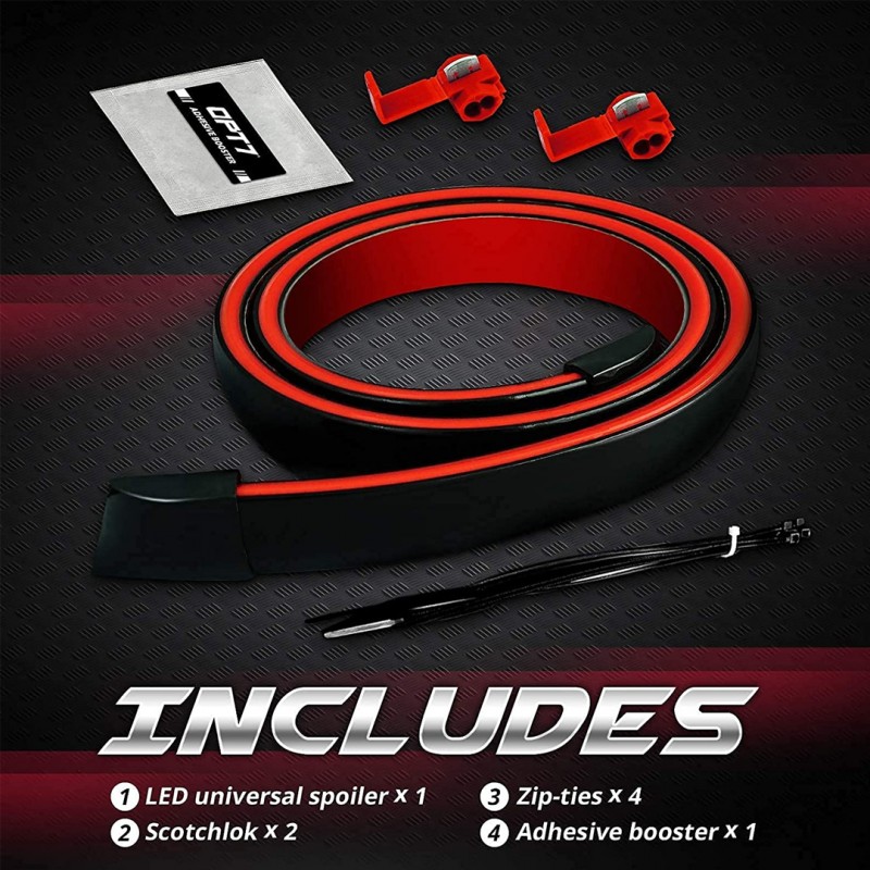 Universal LED Spoiler Rear Spoiler Lip Kit