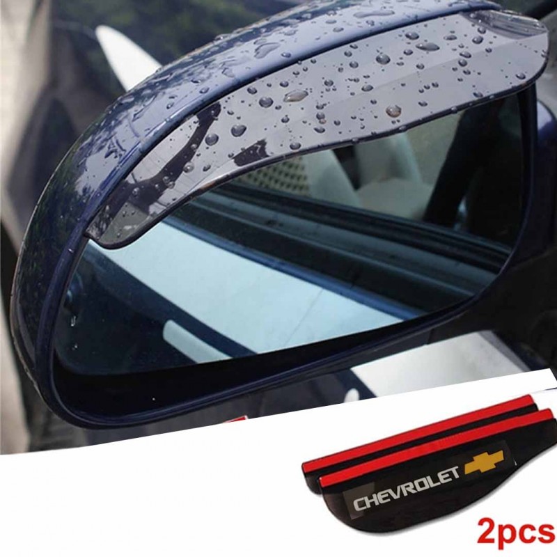 Chevrolet Universal Black Car Rearview Mirror Rain