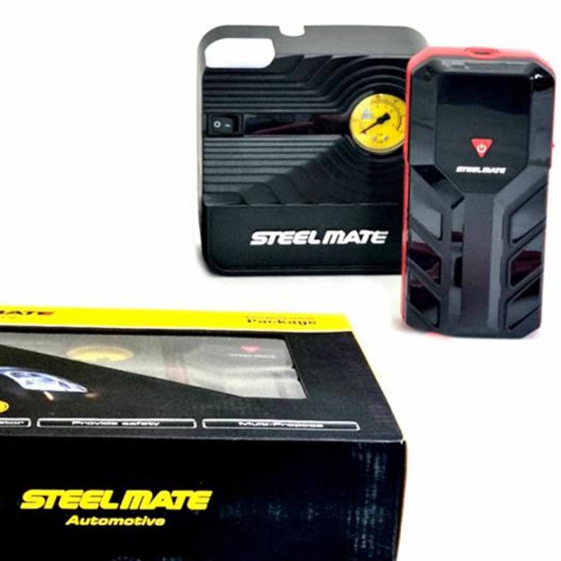 2 in 1 Jump Starter 12000mAh With Tire Air Compressor 