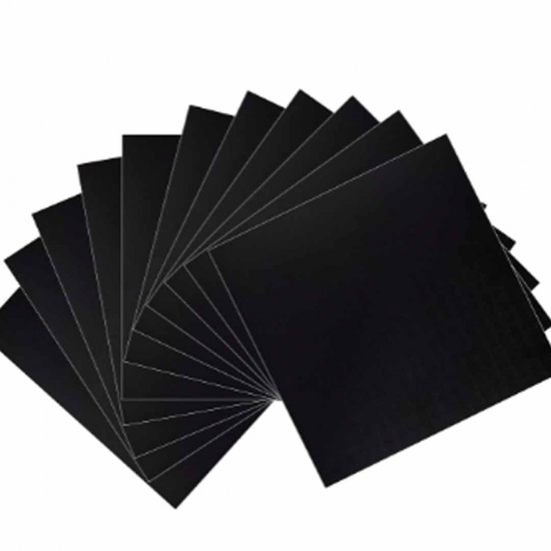 Black Marble Effect Self Adhesive Vinyl Tile Pack Of 10
