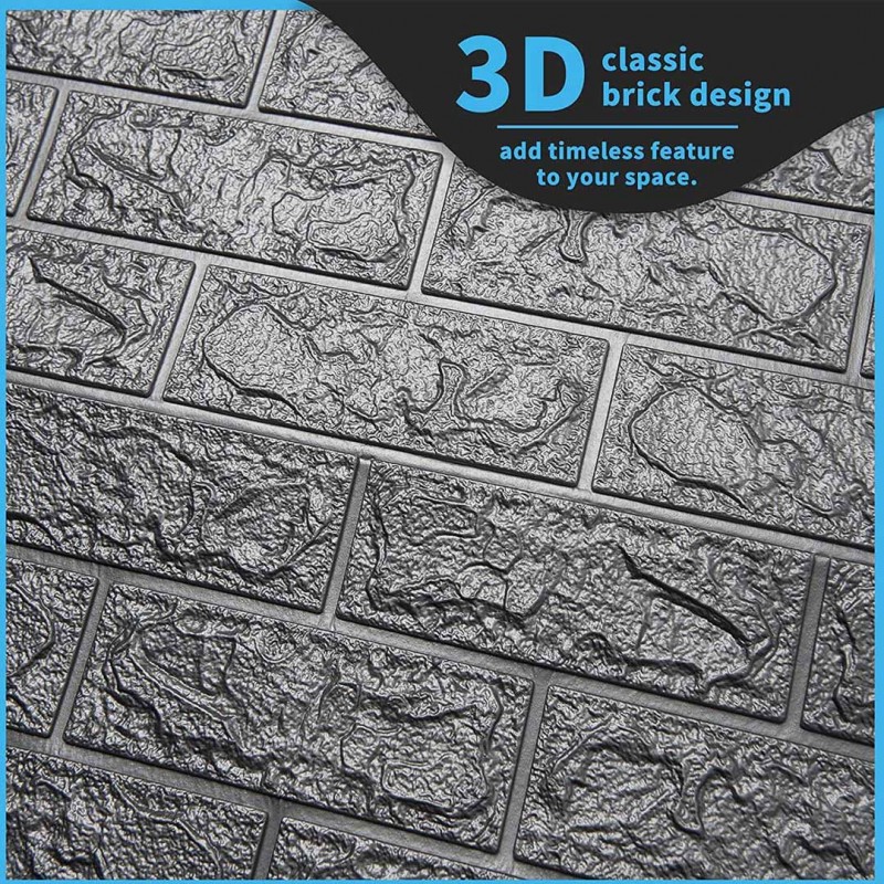 3D Wall Tile Set for Interior Wall Decor Pack Of 10