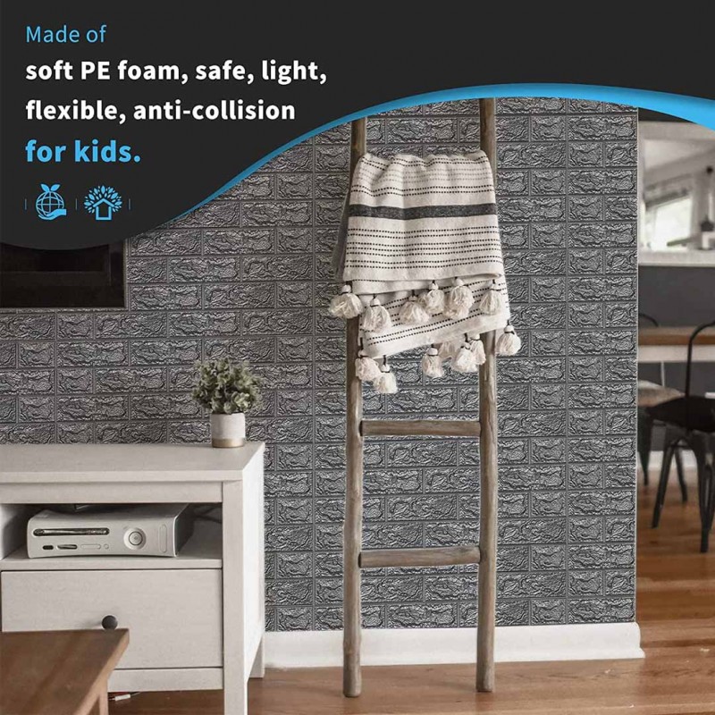 3D Wall Tile Set for Interior Wall Decor Pack Of 40