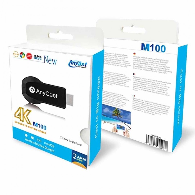4k M100 Anycast Hdmi Dongle With Real 4k Cpu Rk3229