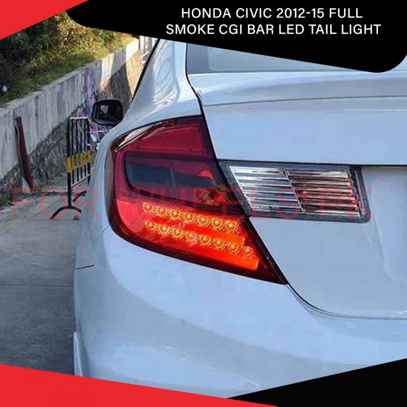 Honda Civic 2012-15 Full Smoke Cgi Bar Led Tail Light