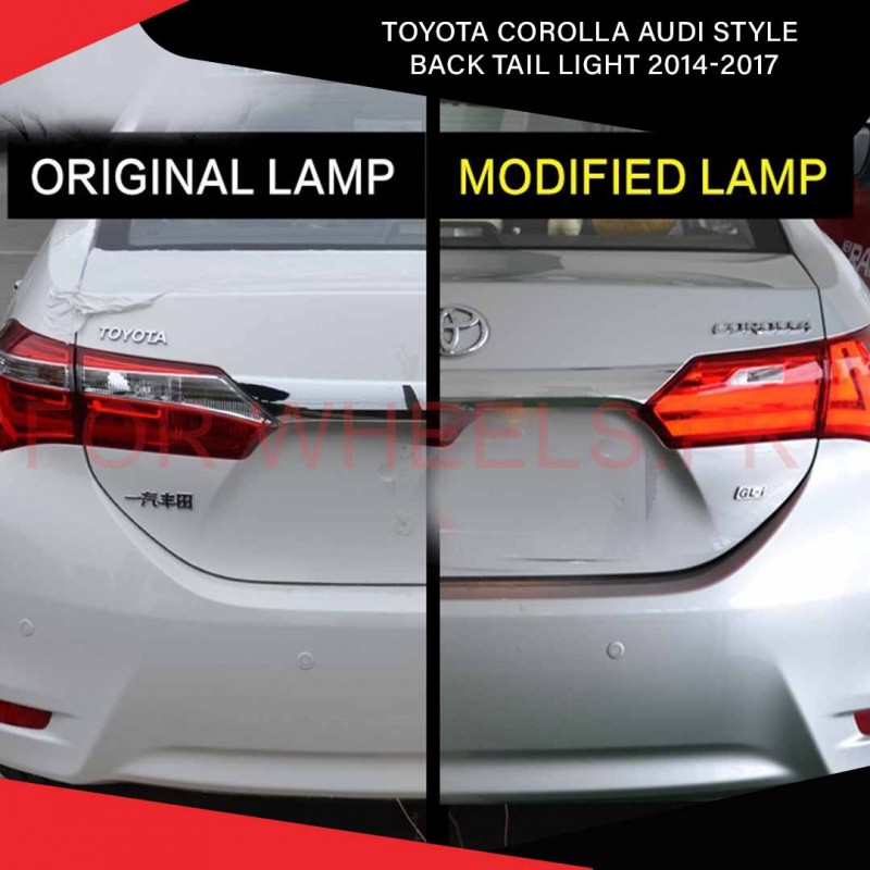 Toyota Fortuner Nx 200 Style Rear Running Tail Lamp 2016-2019