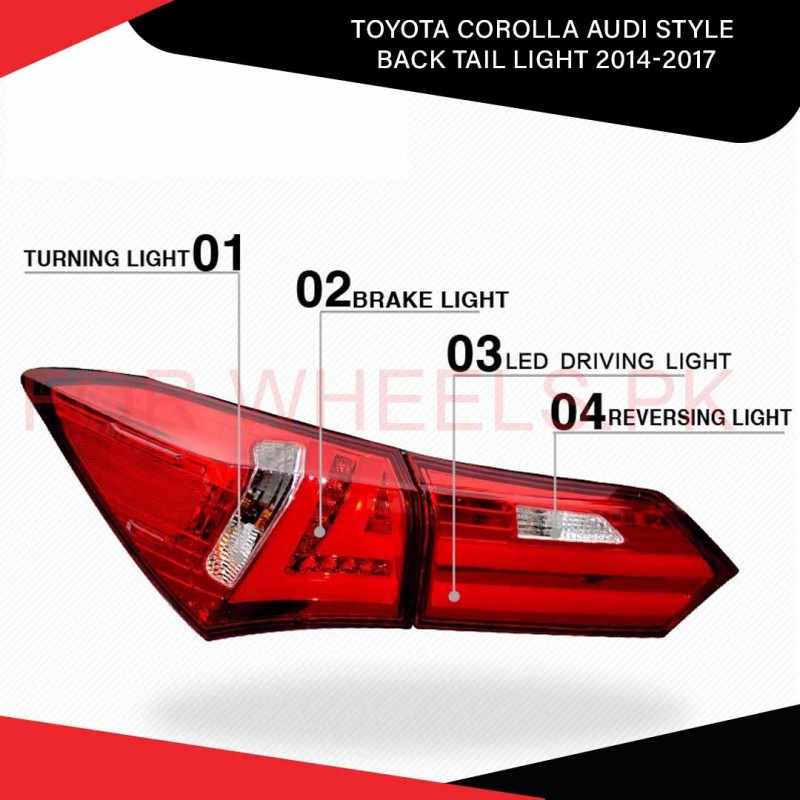 Toyota Fortuner Nx 200 Style Rear Running Tail Lamp 2016-2019