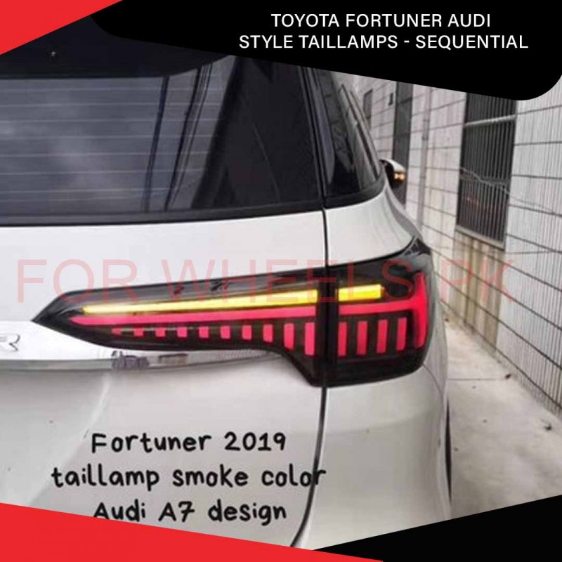 Toyota Fortuner Audi Style Taillamps - Sequential